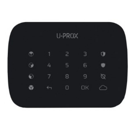 U-Prox Keypad G4 Black Бездротова сенсорна клавіатура для чотирьох груп